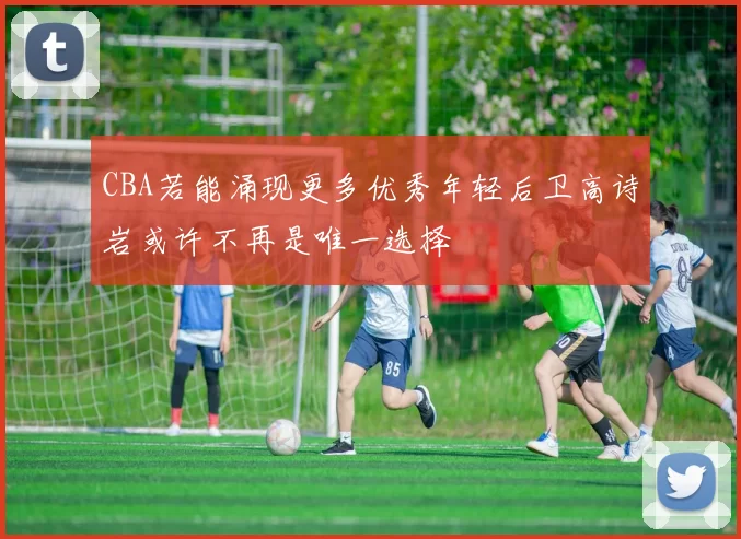 CBA若能涌现更多优秀年轻后卫高诗岩或许不再是唯一选择