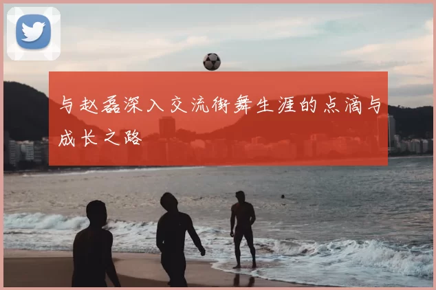 与赵磊深入交流街舞生涯的点滴与成长之路