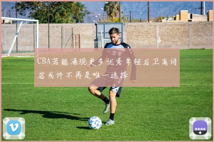 CBA若能涌现更多优秀年轻后卫高诗岩或许不再是唯一选择